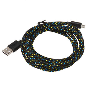 2 m Micro USB Cáp Điện Thoại Phí Sync Dây Cáp Dữ Liệu Điện Thoại Phổ Dây Cáp Điện Thoại cho Điện Thoại Di Động Điện Thoại Thông Minh