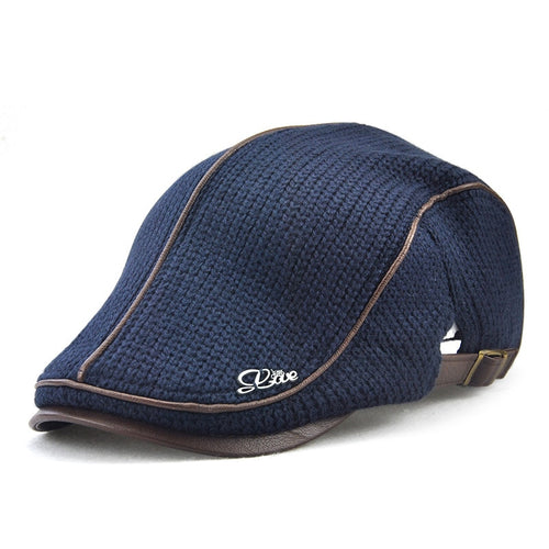2018 New High Quality Flat Cap Wool Large Size Vintage Cabbie Hat Gatsby Ivy Cap Irish Hunting Ear Flap Newsboy Cap