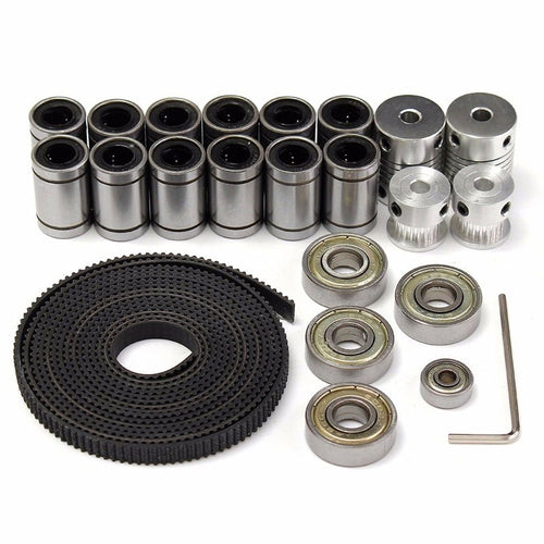 3D printer parts movement kit GT2 belt pulley 608zz bearing lm8uu 624zz bearing for 3D printer