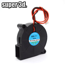 5015 12V&24V Cooling Turbo Fan Brushless 3D Printer Parts 2Pin For Extruder DC Cooler Blower 50x50x15mm Part Black Plastic Fans