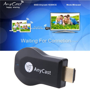 Anycast M2 Plus Wireless TV Stick Wifi Display Receiver 1080P Display HDMI Dongle TV Stick for iPhone Android Tablet PC 256M