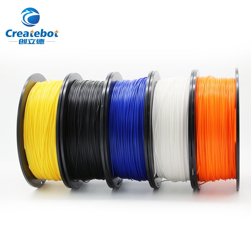 Createbot 3D printer filament PLA 1.75mm 1kg plastic Rubber Consumables Material colorful Plastic Filament Materials