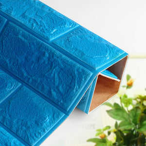 DIY Tự Dính 3D Wall Stickers Phòng Ngủ Decor Foam Brick phòng Trang Trí Nội Thất Wallpaper Tường Trang Trí Nội Thất Living Tường Sticker For Kids phòng
