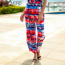 Fashion Pants Vintage Bohemian Print Long Pant Elegant Women Colourful Loose Trousers Beachwear 2018 Summer WVPT0436-MC