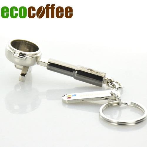 Freeshipping TỰ LÀM Cà Phê Phụ Kiện Low Profilter Keychain Món Quà Tốt Nhất cho Người Yêu Cà Phê Coffee Machine Barista Tô Vui Công Cụ cho Quán Cà Phê