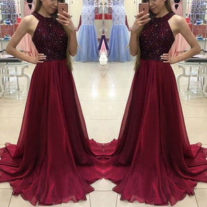 Hot Women Ladies Formal Dress Long Evening Party Ball Gown Ladies Shinny Halter Dresses