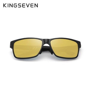 KINGSEVEN Unisex Nhôm Vuông Người Đàn Ông/Phụ Nữ HD Phân Cực Gương UV400 Kính Mặt Trời Kính Mát Kính Cho Nam Giới oculos de sol