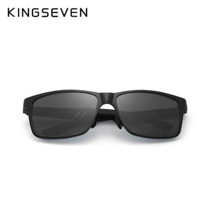 KINGSEVEN Unisex Nhôm Vuông Người Đàn Ông/Phụ Nữ HD Phân Cực Gương UV400 Kính Mặt Trời Kính Mát Kính Cho Nam Giới oculos de sol