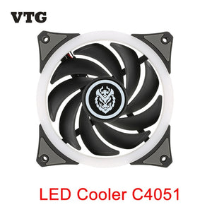 New VTG Chất Lỏng Tủ Đông Nước Làm Mát Chất Lỏng Hệ Thống CPU Cooler Chất Lỏng Động Bearing 120 mét LED Ánh Sáng PC Trường Hợp CPU làm mát Kép Fan