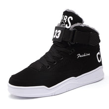 REETENE Winter Warm Men Snow Boots High Top  Fur Men'S Boots Fashion Velvet Men Boots Casual Men'S Shoes Plush Size 39-47