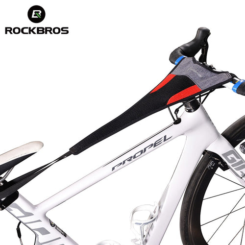 ROCKBROS Cycling Bike Bicycle Sweatband Trainer Sweat Net Bike Sweat-proof Training Tape Frame Protection Bicycle Accessories