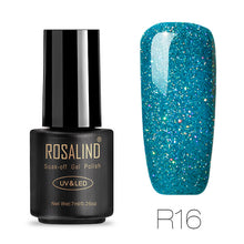 ROSALIND Gel 1S Nails rainbow Gel 7ML uv led gel nail polish Can Be Soak Off Nail Polish Nail Art UV&LED Gel Polish Varnish