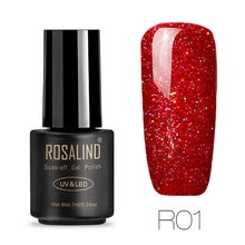 ROSALIND Gel 1S Nails rainbow Gel 7ML uv led gel nail polish Can Be Soak Off Nail Polish Nail Art UV&LED Gel Polish Varnish