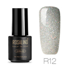ROSALIND Gel 1S Nails rainbow Gel 7ML uv led gel nail polish Can Be Soak Off Nail Polish Nail Art UV&LED Gel Polish Varnish