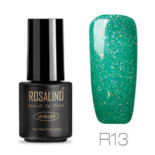 ROSALIND Gel 1S Nails rainbow Gel 7ML uv led gel nail polish Can Be Soak Off Nail Polish Nail Art UV&LED Gel Polish Varnish