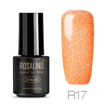 ROSALIND Gel 1S Nails rainbow Gel 7ML uv led gel nail polish Can Be Soak Off Nail Polish Nail Art UV&LED Gel Polish Varnish