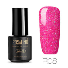 ROSALIND Gel 1S Nails rainbow Gel 7ML uv led gel nail polish Can Be Soak Off Nail Polish Nail Art UV&LED Gel Polish Varnish