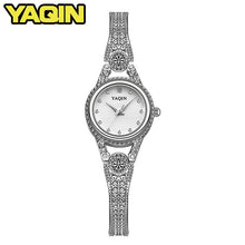 YAQIN fashion women watch with diamond gold watch ladies top luxury brand ladies jewelry bracelet watch relogio feminino
