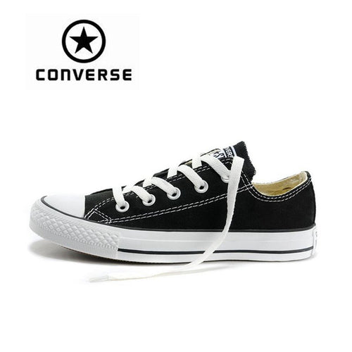 Đến New Authentic Converse Cổ Điển Canvas Low Top Giày Trượt Ván Unisex Chống Trơn Trượt Sneakser