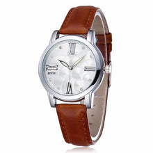 Leather Women Clock Quartz Wristwatch Brand BINZI Luxury Ladies