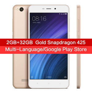 Global Version Xiaomi Redmi 4A 4 A Mobile Phone 2GB 32GB Snapdragon 425 Quad Core 5.0" HD Display 4G FDD LTE 13.0MP OTA Update