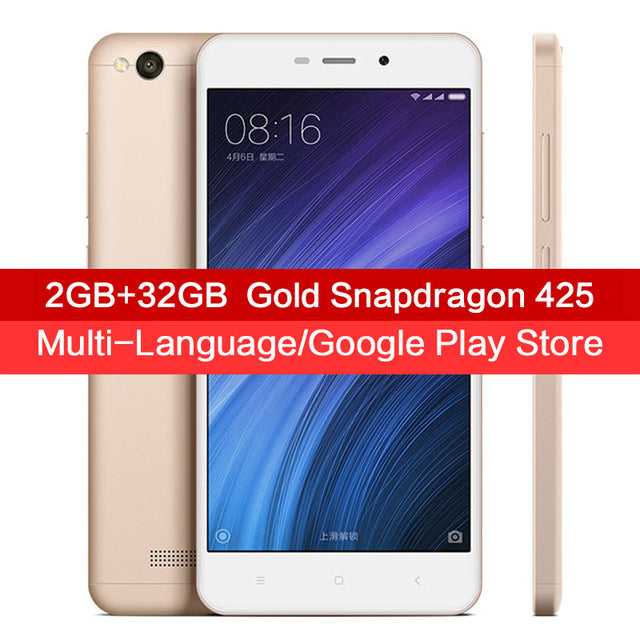 Global Version Xiaomi Redmi 4A 4 A Mobile Phone 2GB 32GB Snapdragon 425 Quad Core 5.0